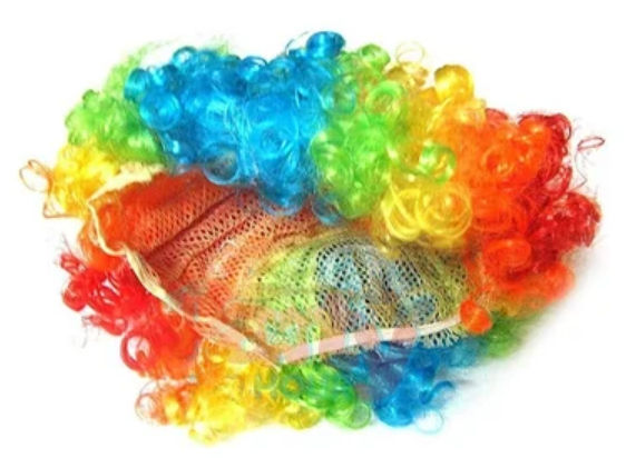 Picfest Unisex Funky Malinga Hair Wig - Multicolour