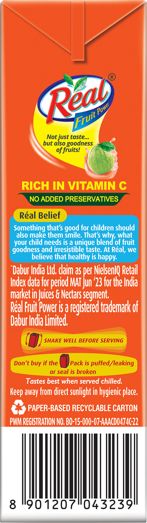Real India's No.1 Juice - Guava
