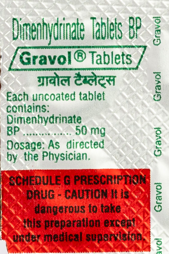 Gravol Tablets 