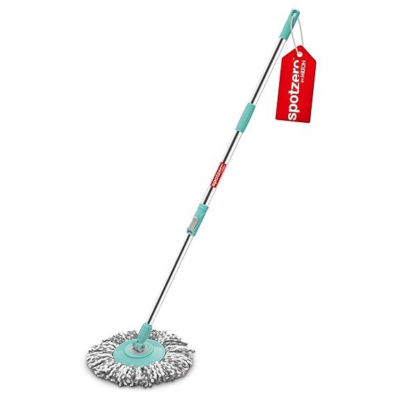 Spotzero By Milton Spin Mop Spares Set Handle With Microfibers Refill