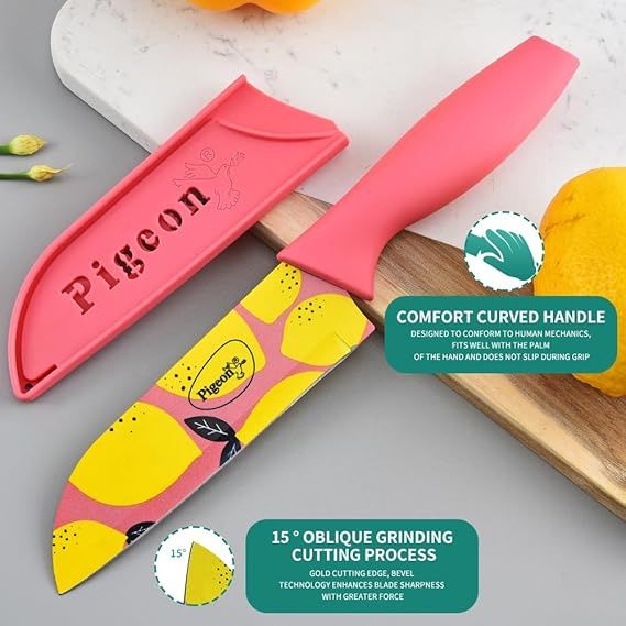 Pigeon Edge Flora Ss Knife 3Pc Set