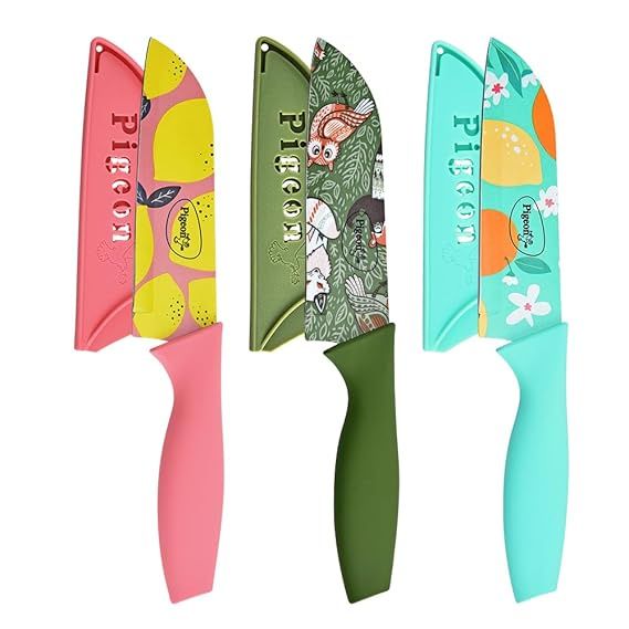Pigeon Edge Flora Ss Knife 3Pc Set