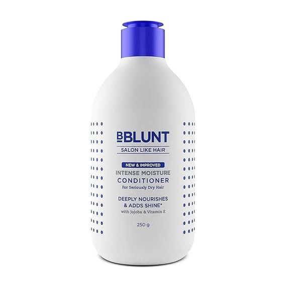 Bblunt Complete Moisture Combo for Healthy Hair with Vitamin E & Jojoba:  Shampoo 300ml & Conditioner 250g & Hair Mask 250g  Combo