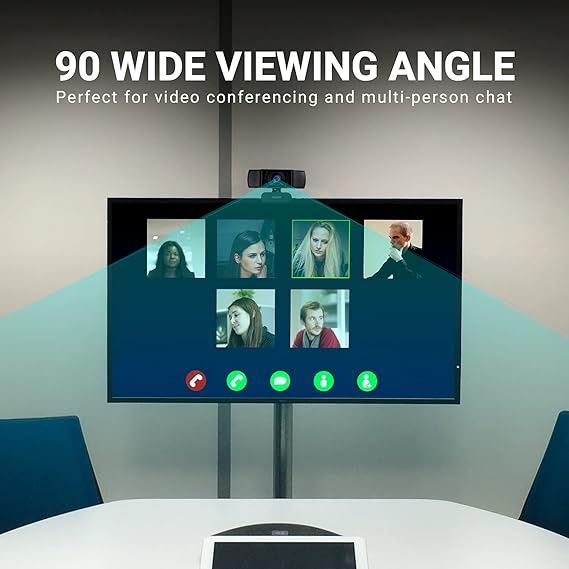 Rapoo C200 Web Camera 720P | HD Webcam with Microphone | 100-degree Wide Angle lens