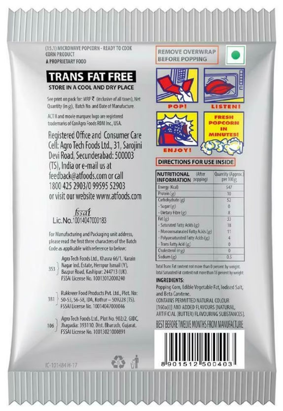 ACT II Microwave Popcorn - Butter Lover's, Big Pack, Hot & Fresh in 3 mins