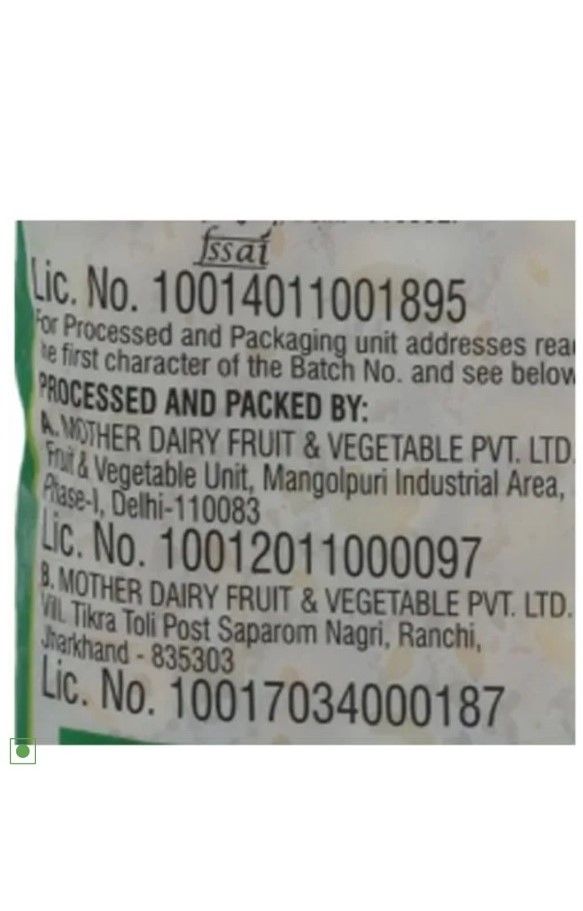 Safal Frozen Sweet Corn