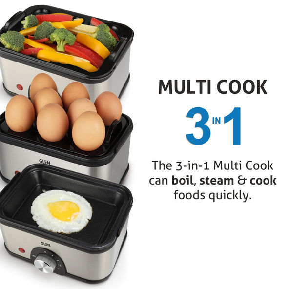 Glen 3 In 1 Electric Multi Cooker,350W(Sa3035Mc)