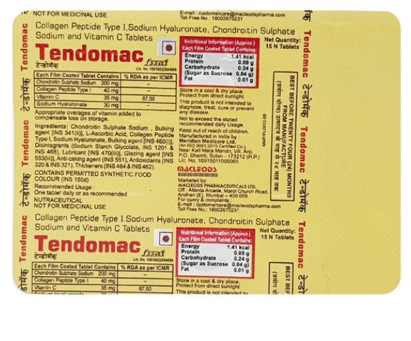 Tendomac Tablet