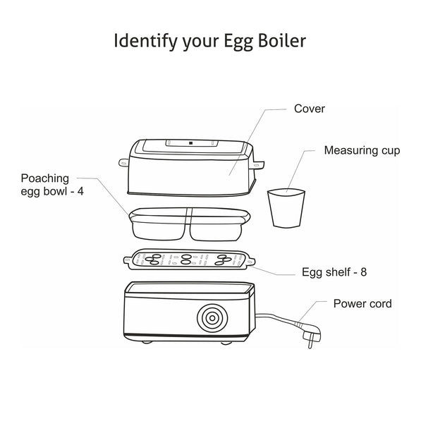 Glen Egg Boiler 7 Egg,350W(Sa 3036 )