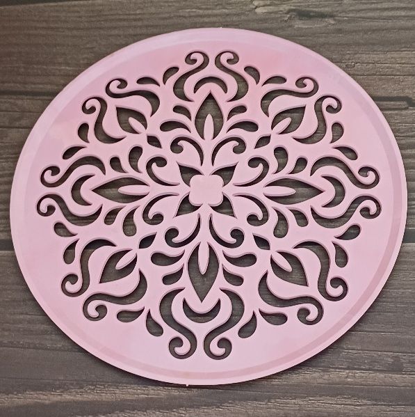 Gullak Plastic Stencil Round 8 in | Assorted Design 1 pc Combo