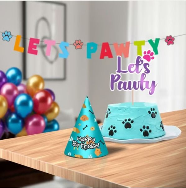 Let's Vybe Pets Birthday Decoration Kit