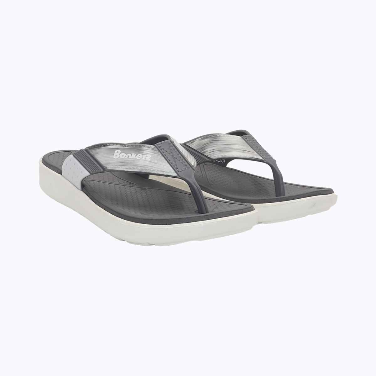 Bonkerz Ladies Comfort Flipflop | Grey | UK 4