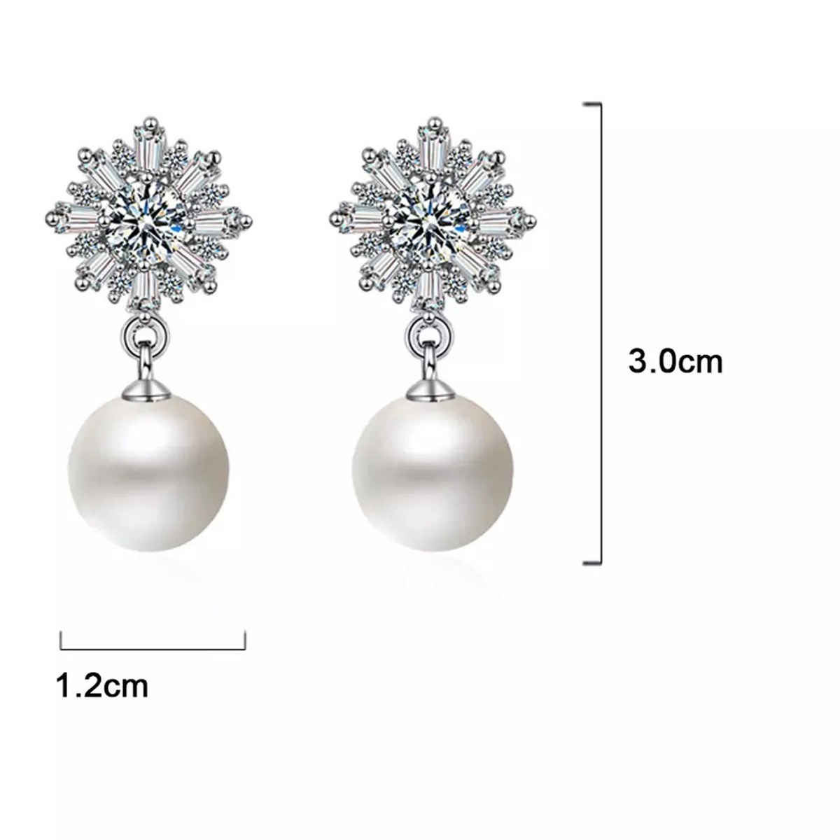 Shining Diva Fashion Latest Stylish Pearl Earrings for Women & Girls | 10717er