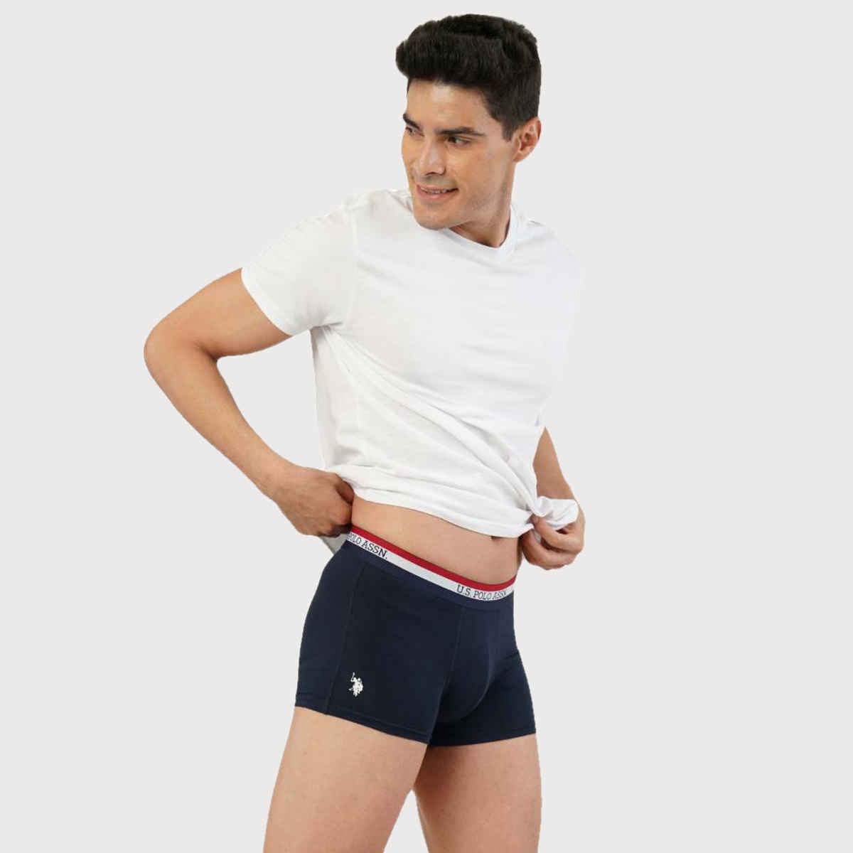 U.S. Polo Assn. | Underwear Pack of 2 | L | Trunks | ET002 | Navy and White