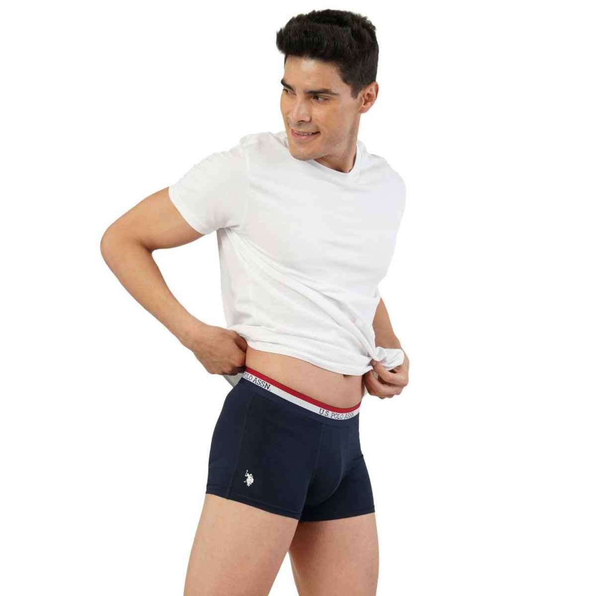 U.S. Polo Assn. | Underwear Pack of 2 | S | Trunks | ET002 | Navy and White