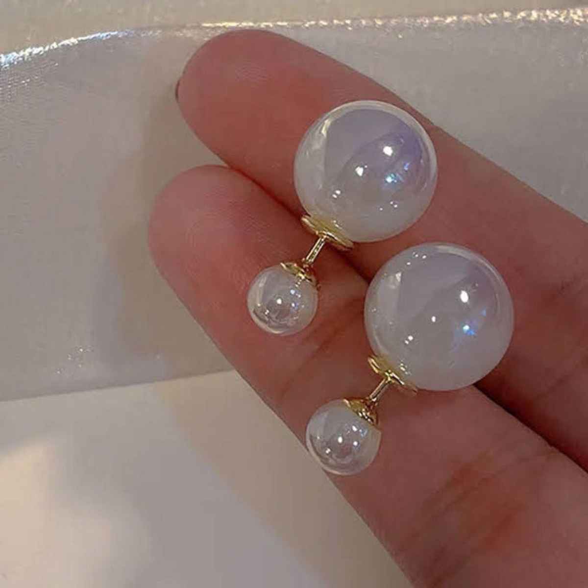 Estailo Fashion Women's Jewellery Earrings White One Size | E0001436