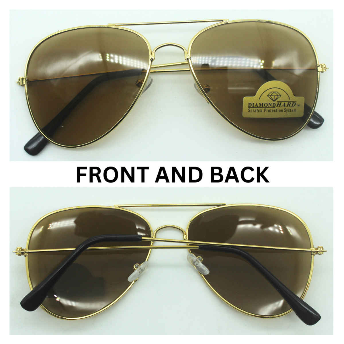 Se7en Unisex Metal Aviator Sunglasses | Assorted - M