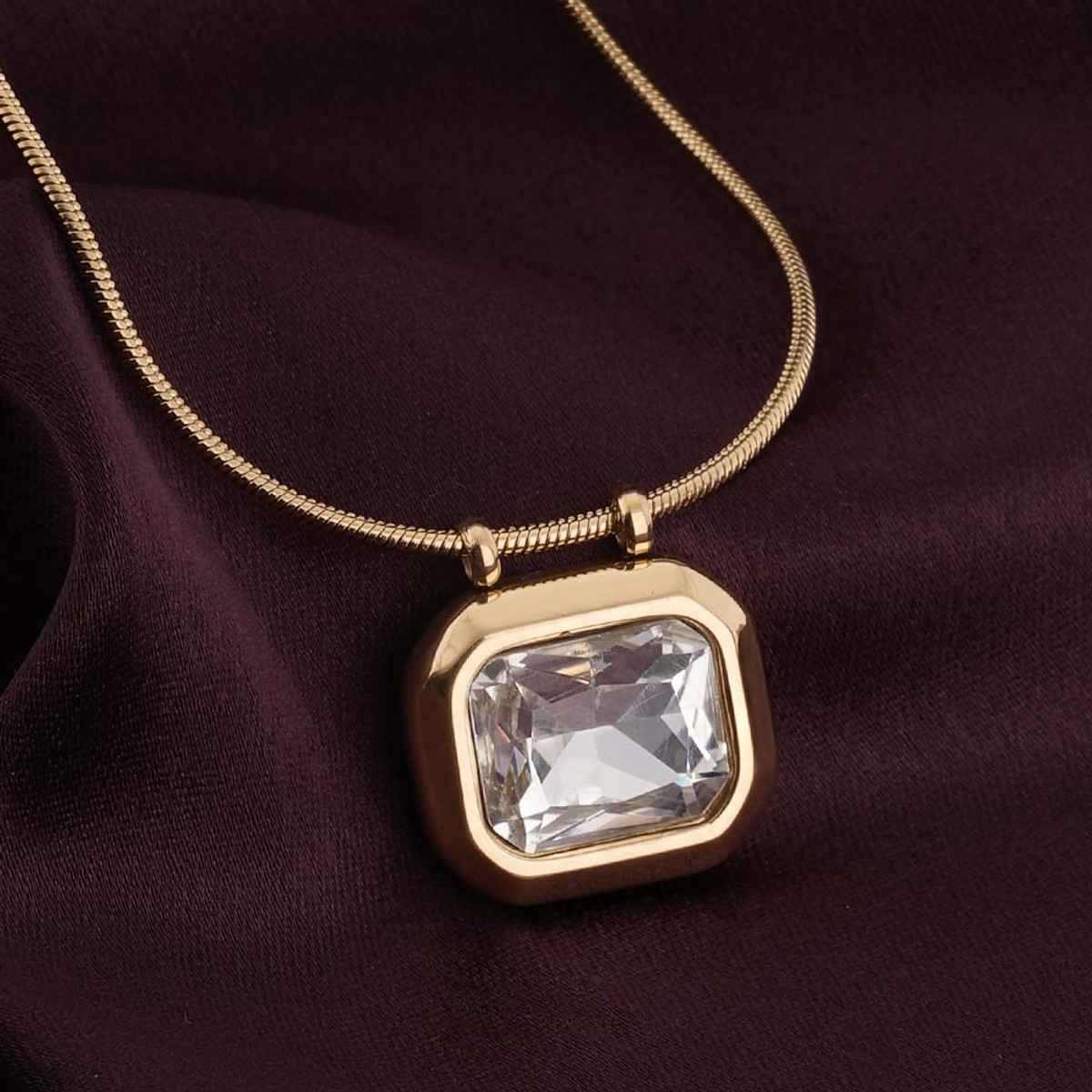 Palmonas Octagon Diamond Necklace