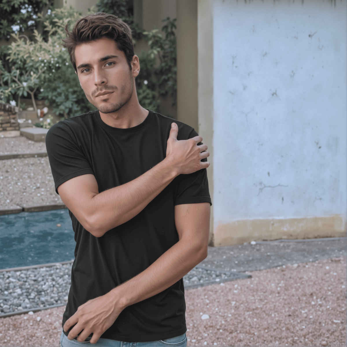 EQL Men's NeoVerse Recycled Tee | Black - L