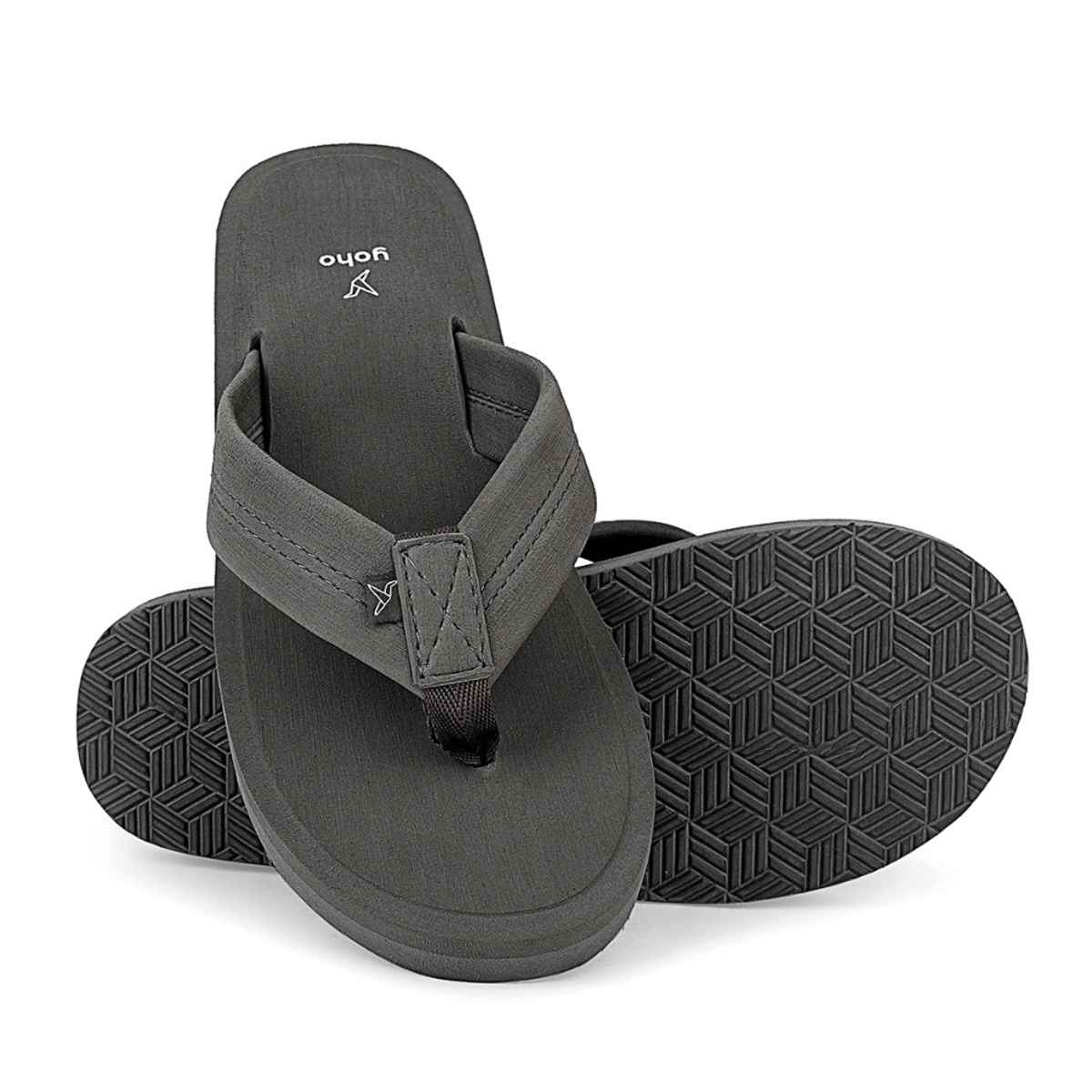 Yoho Men Slippers Bubbles | Monsoon Grey | UK 7