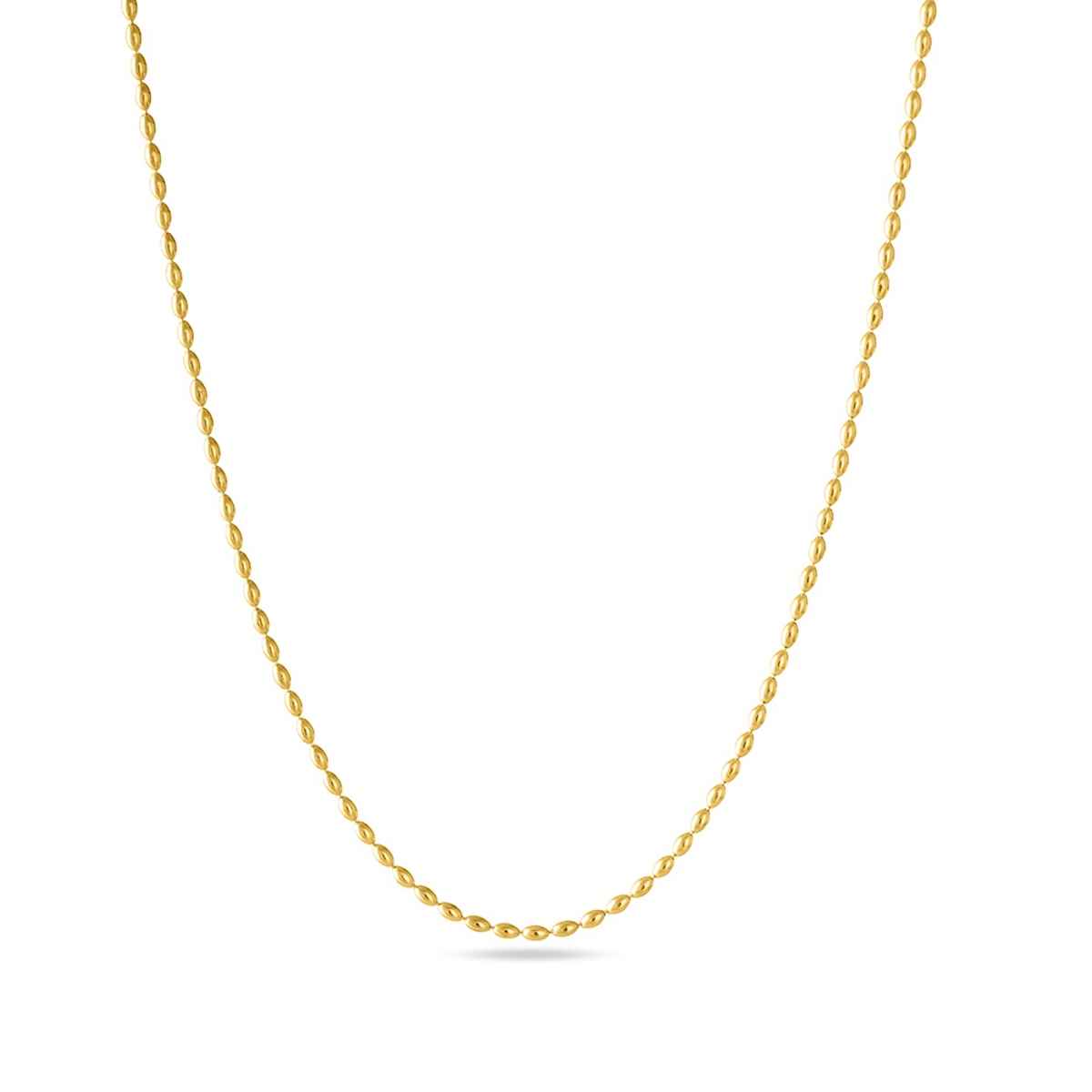 Palmonas Gold Beaded Necklace