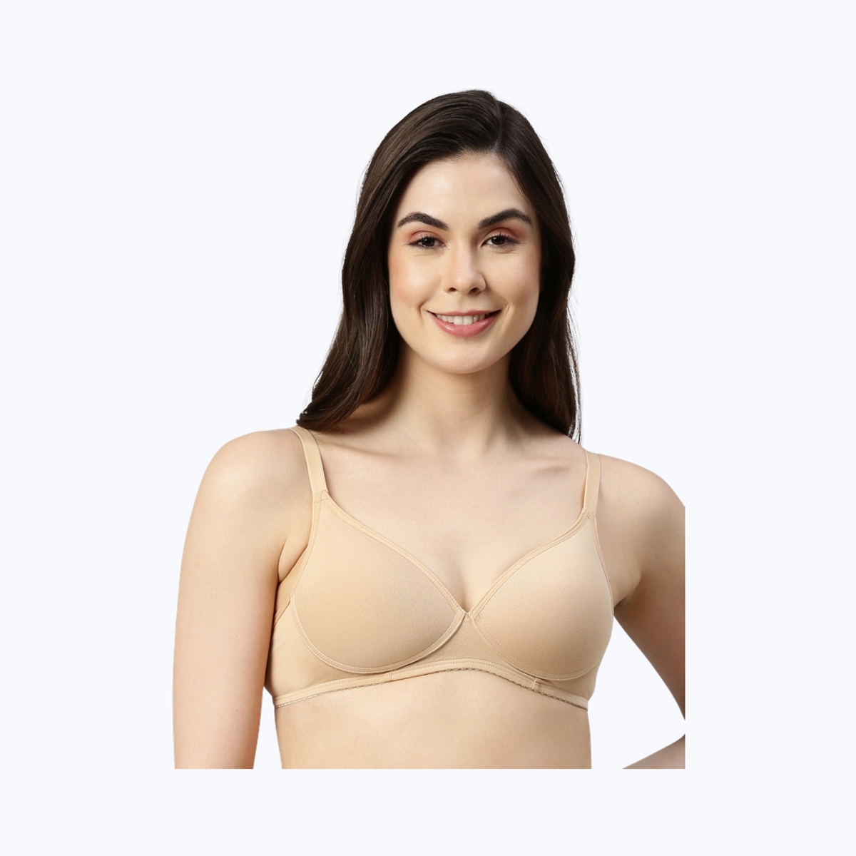 Enamor Women's A039 Perfect Coverage Cotton T-shirt Bra|Padded|Wirefree | Skin-32C