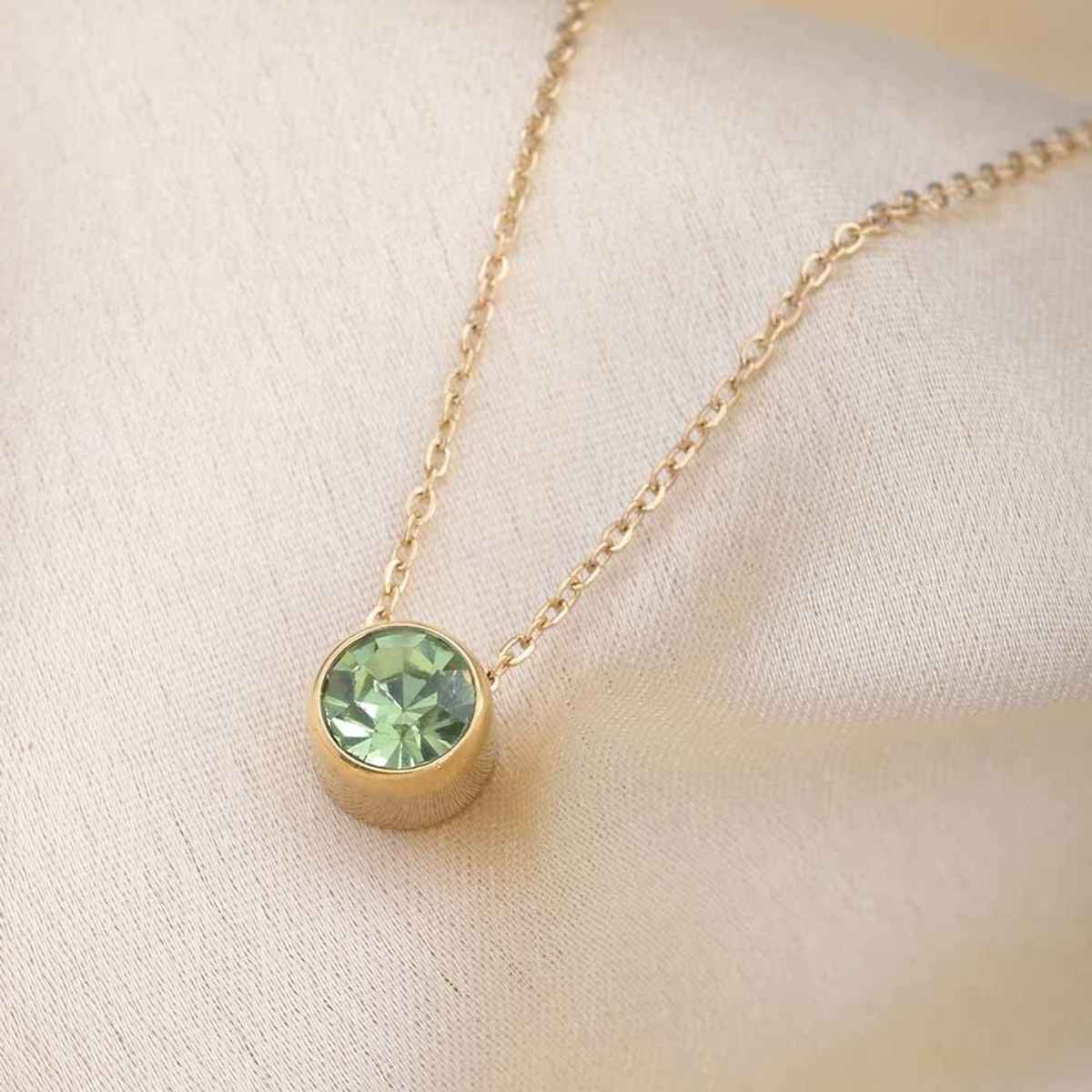 Palmonas Dainty Birthstone Necklace