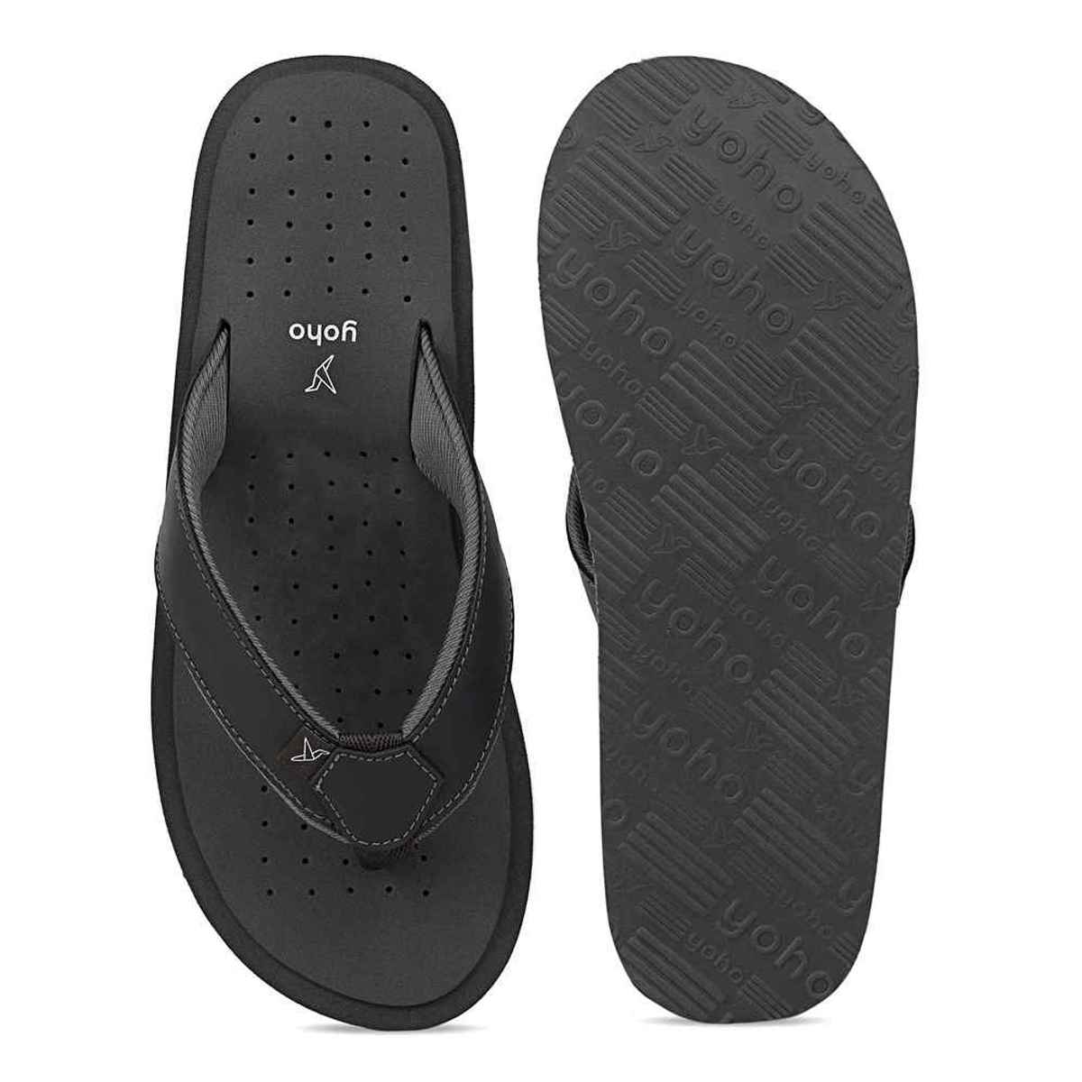 Yoho Men Slippers ArchFlex | Monsoon Grey | UK 10