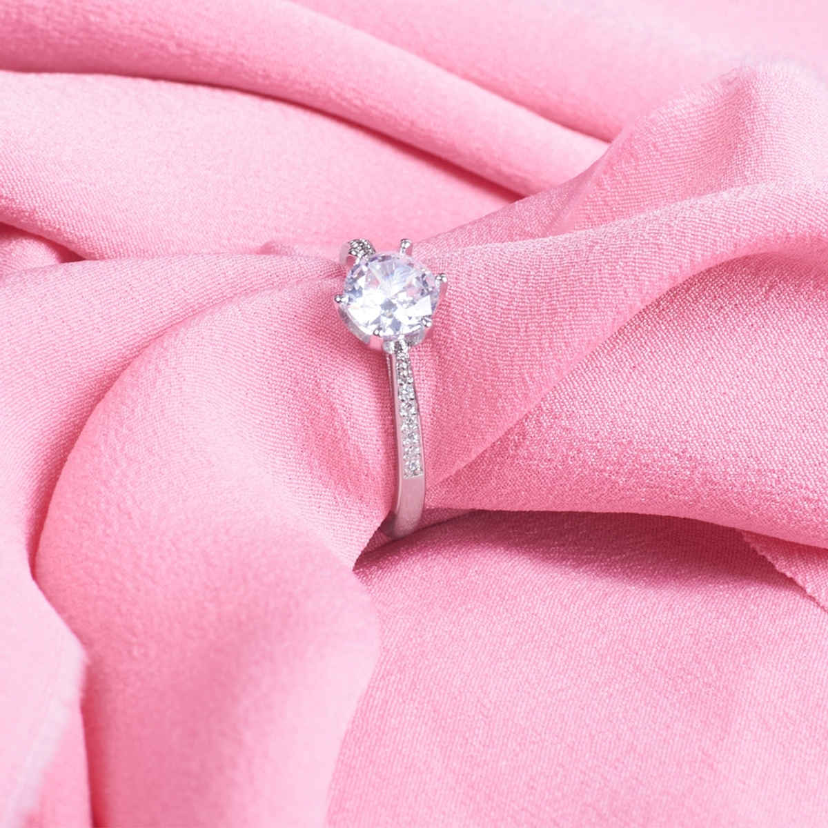 SALTY Luster Promise Ring for Women and Girls| Anti-Tarnish| Silver