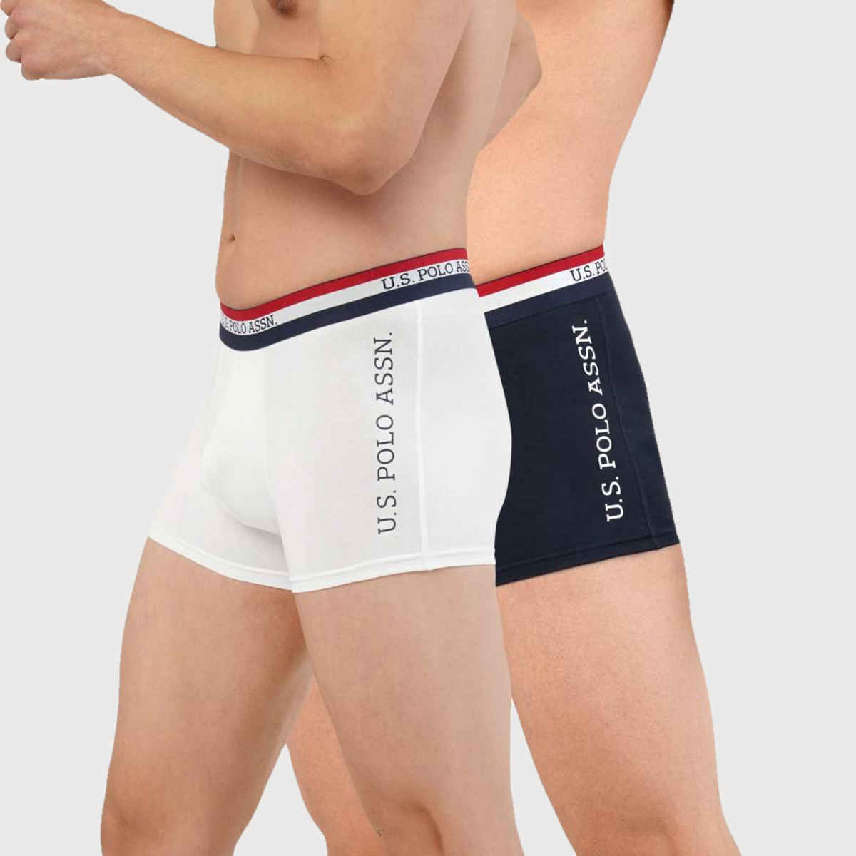 U.S. Polo Assn. | Underwear Pack of 2 | L | Trunks | ET002 | Navy and White