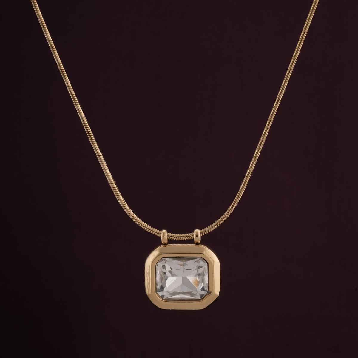 Palmonas Octagon Diamond Necklace