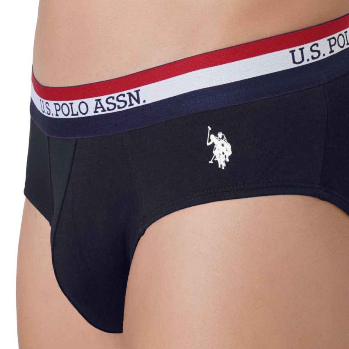 U.S. Polo Assn. | Underwear Pack of 2 | M | Briefs | EB002 | Red and Navy