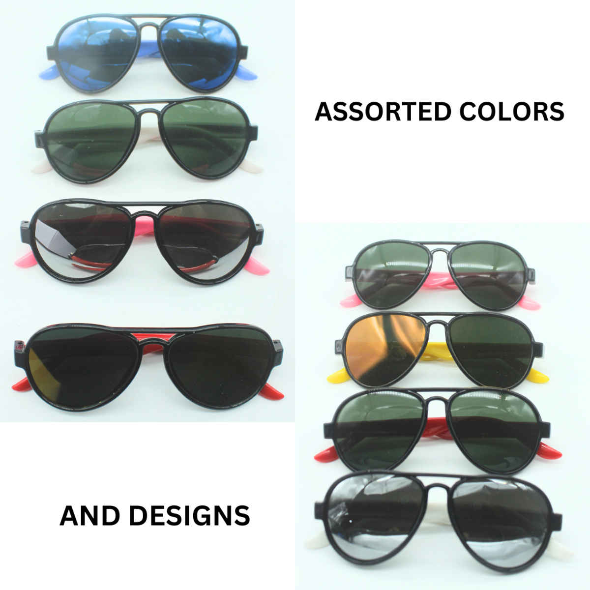 Se7en Unisex Aviator Sunglasses | Assorted - One Size