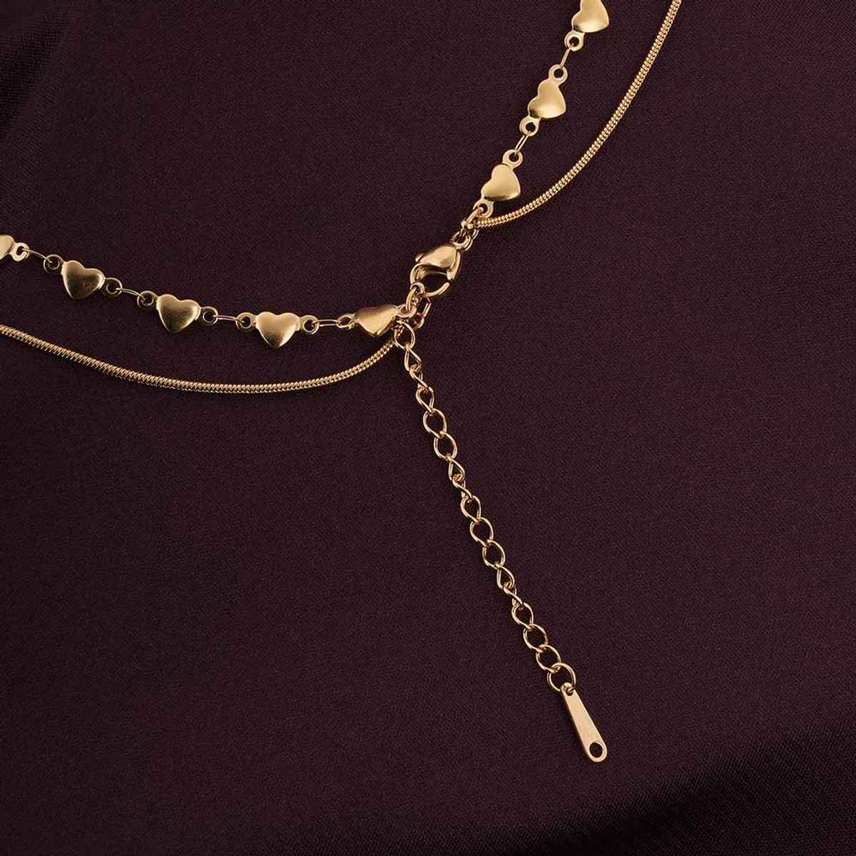 PALMONAS Love Embrace Two Layered Necklace