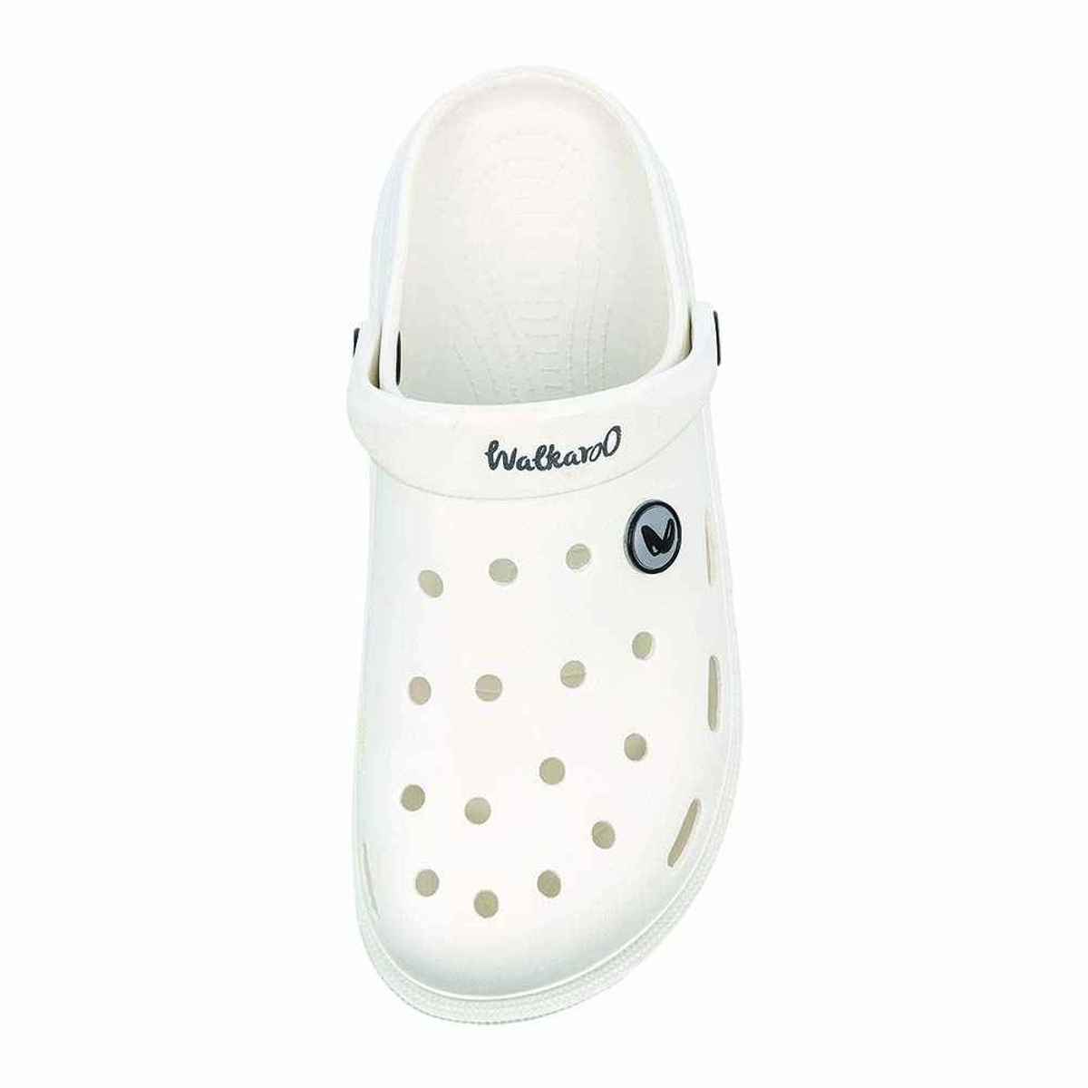 Walkaroo Men's Clogs - WC4843 White UK9