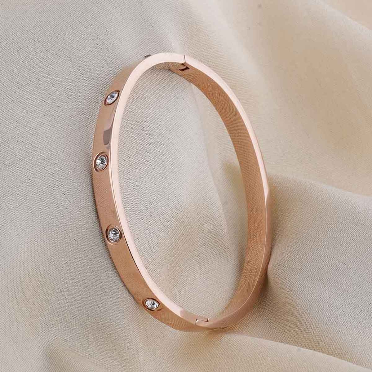 Palmonas Crystal Love Bangle Bracelet