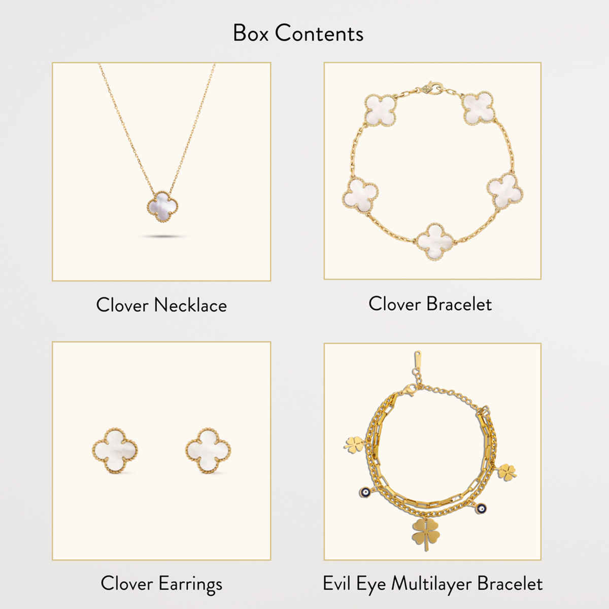 ZAISHA Lux Jewellery Gift Box | 18K Gold Plated | Birthday | Anniversary | Valentines gift