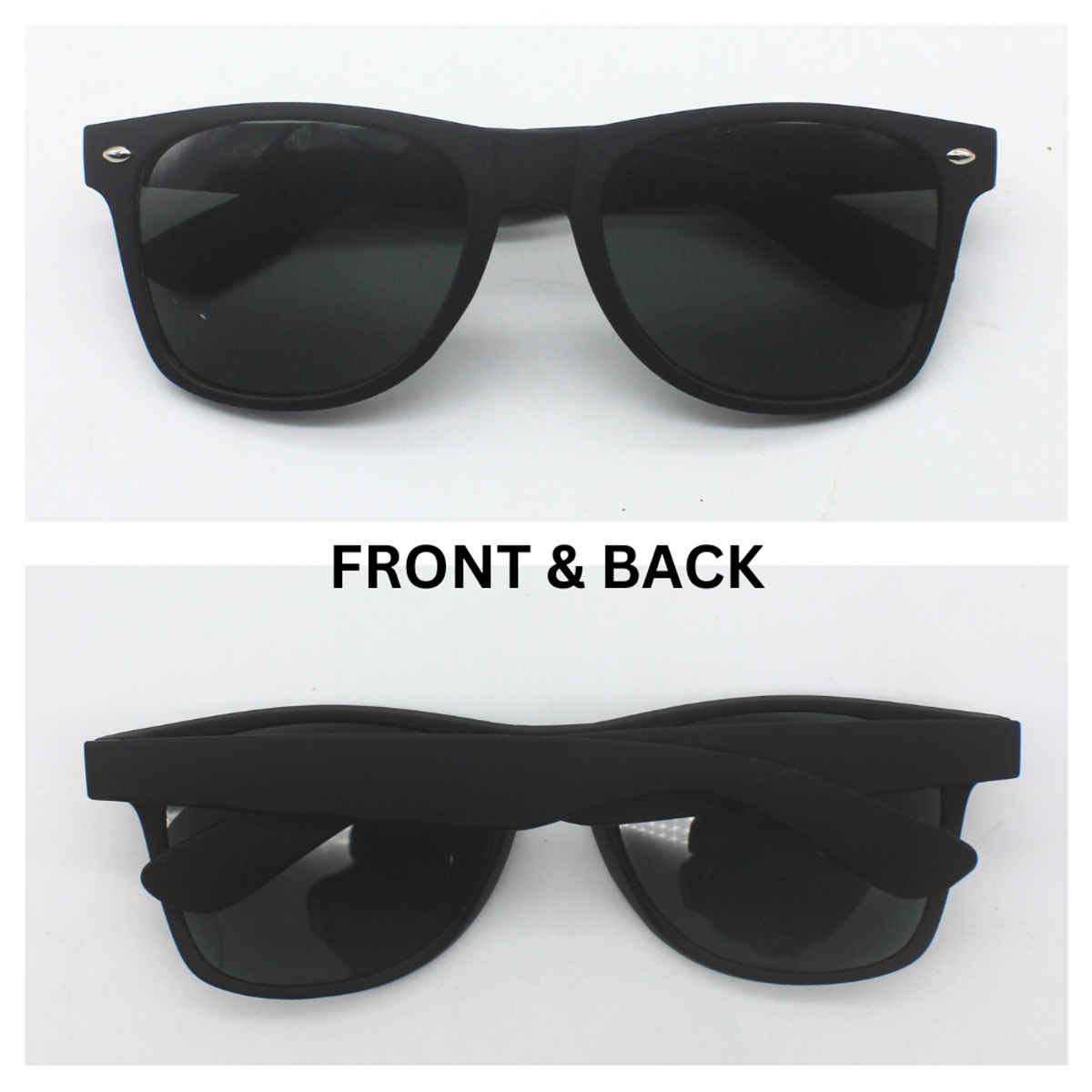 Se7en Unisex Geometric Plastic Sunglasses | Blue - L