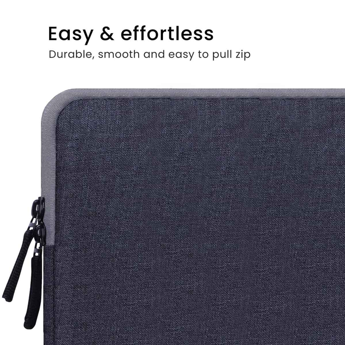 Craloft 15-15.6 Inch Laptop Sleeve Cover Bag with Charger Pouch for MacBook/Dell/HP-Office & Travel