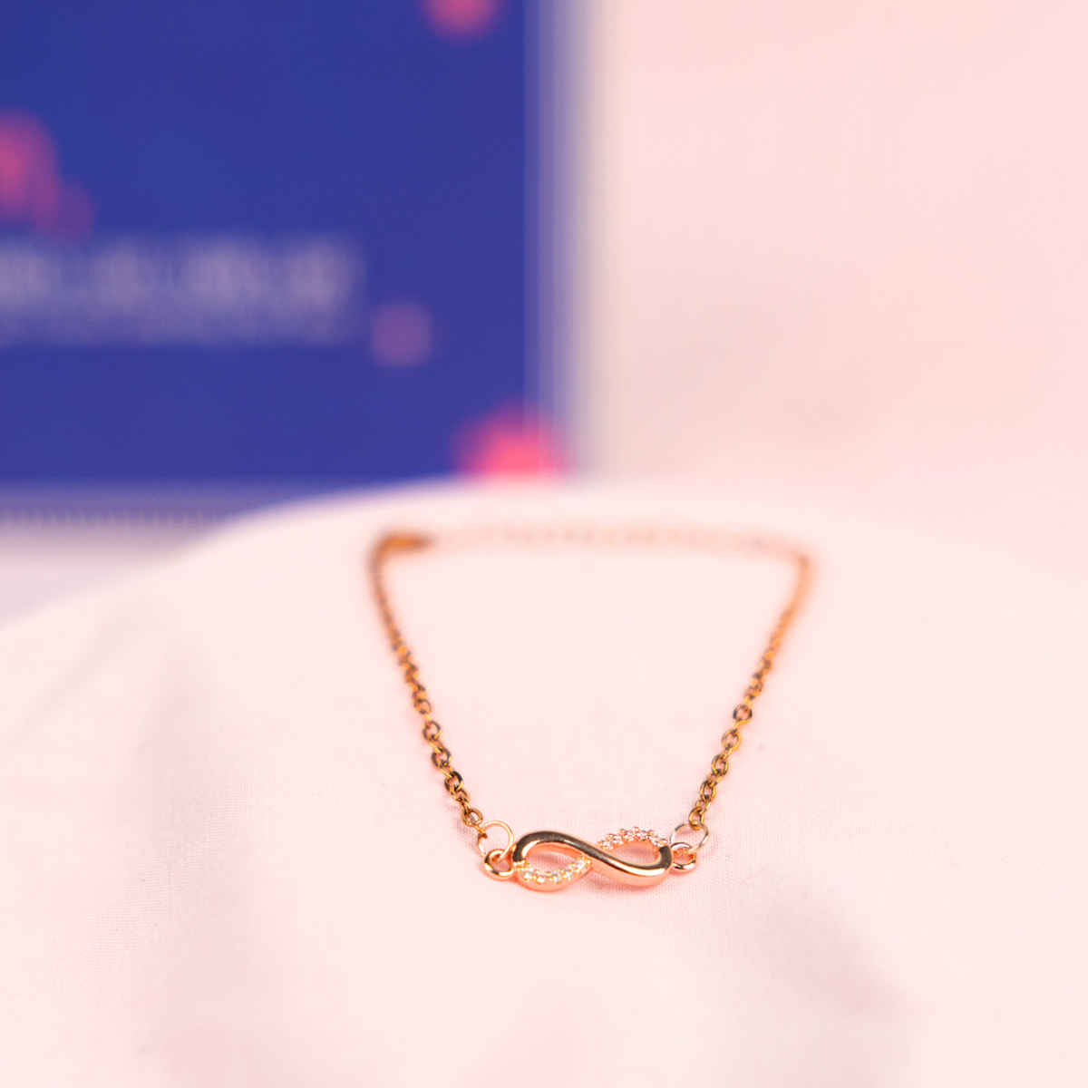 Salty Infinity Mothers Love Golden Crystal Necklace and Bracelet | Gold | White | Mother's Day