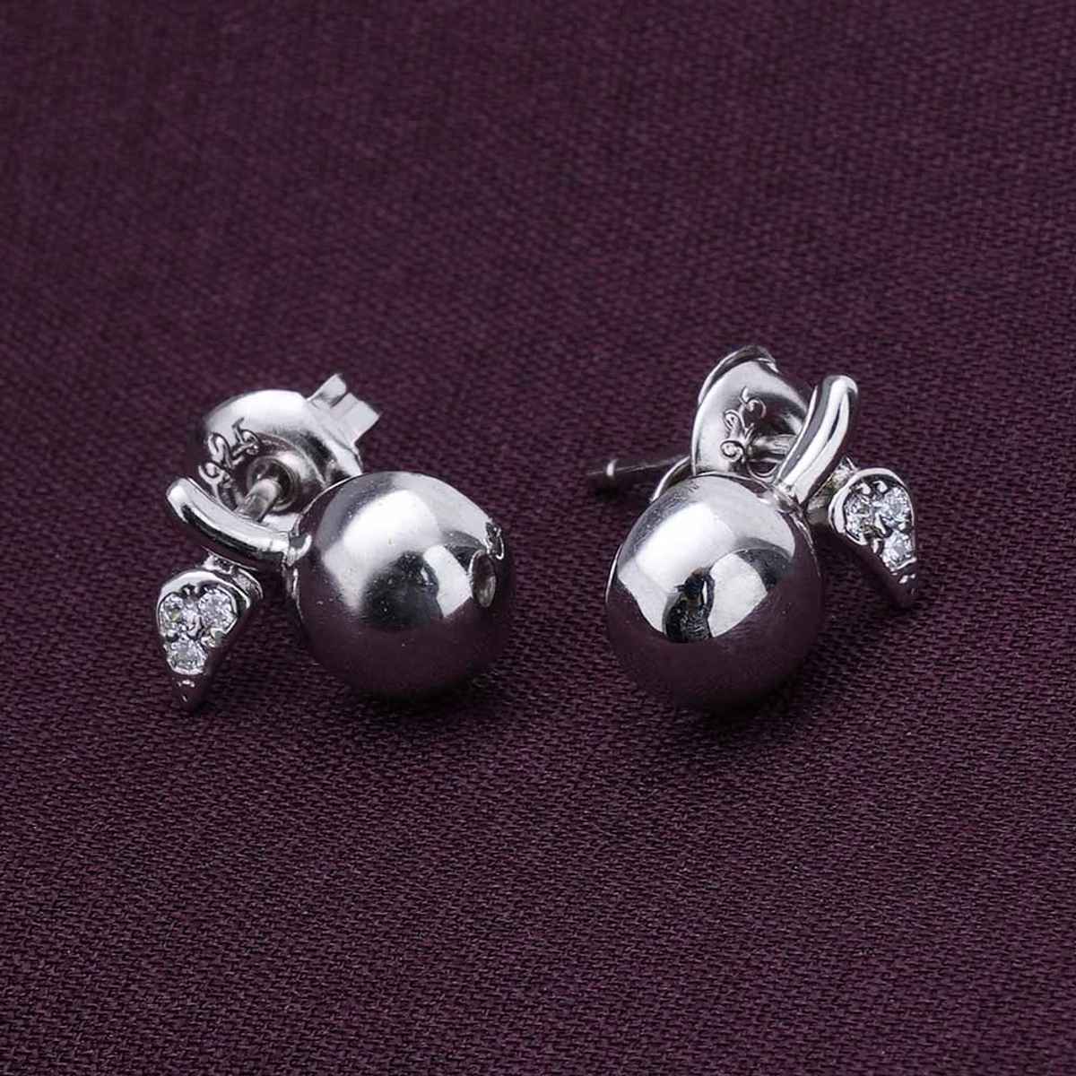 Palmonas Cherry Berry Stud Earrings- 925 Silver