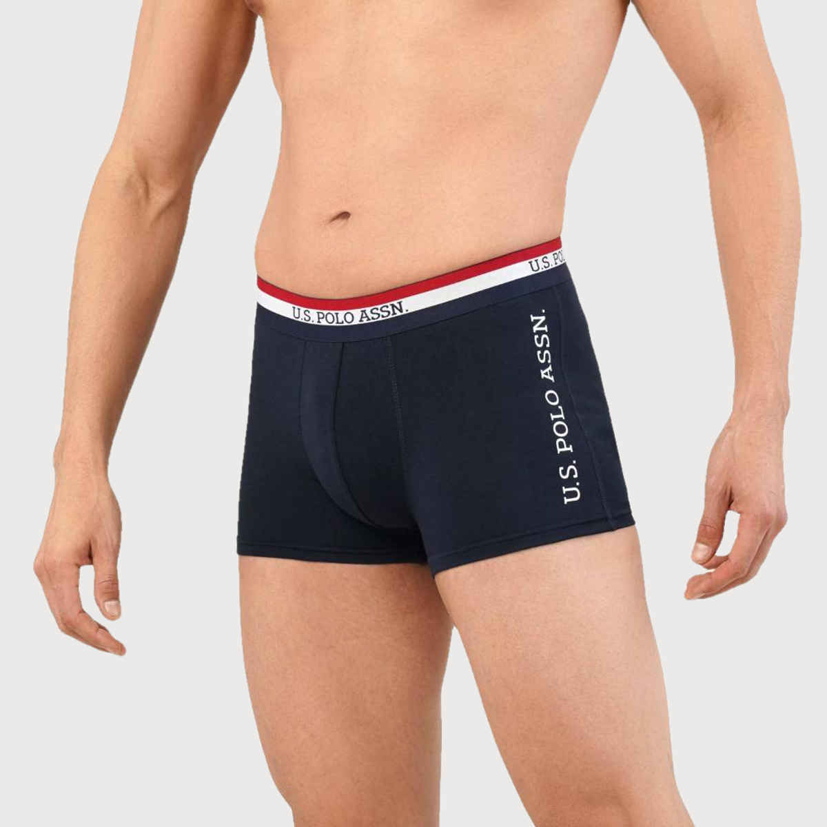 U.S. Polo Assn. | Underwear Pack of 2 | L | Trunks | ET002 | Navy and White