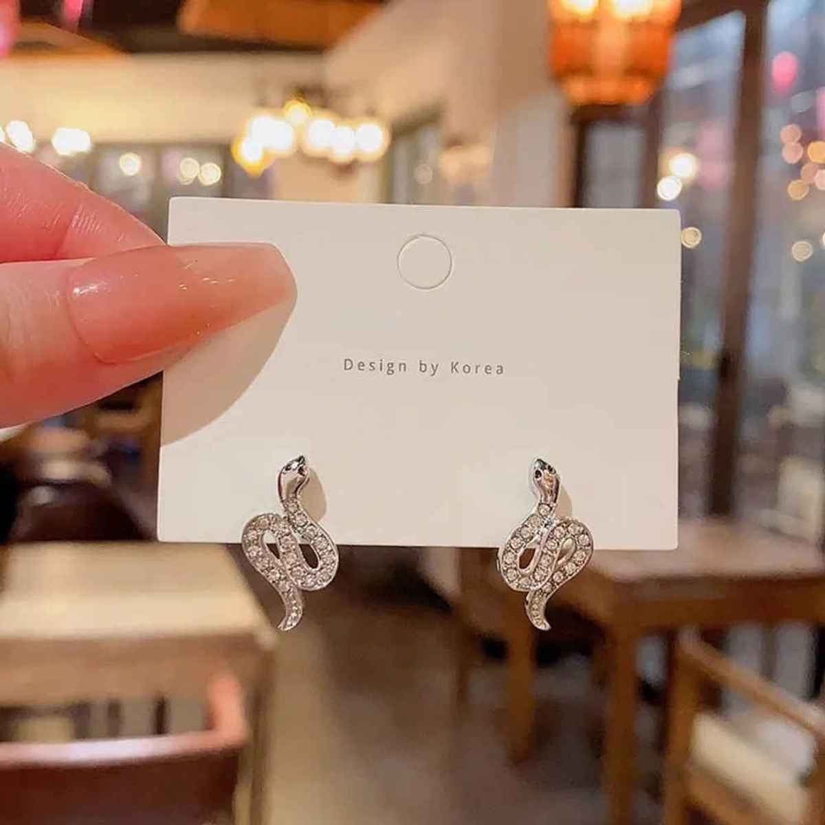 Estailo Fashion Women's Jewellery Earrings Silver | One Size