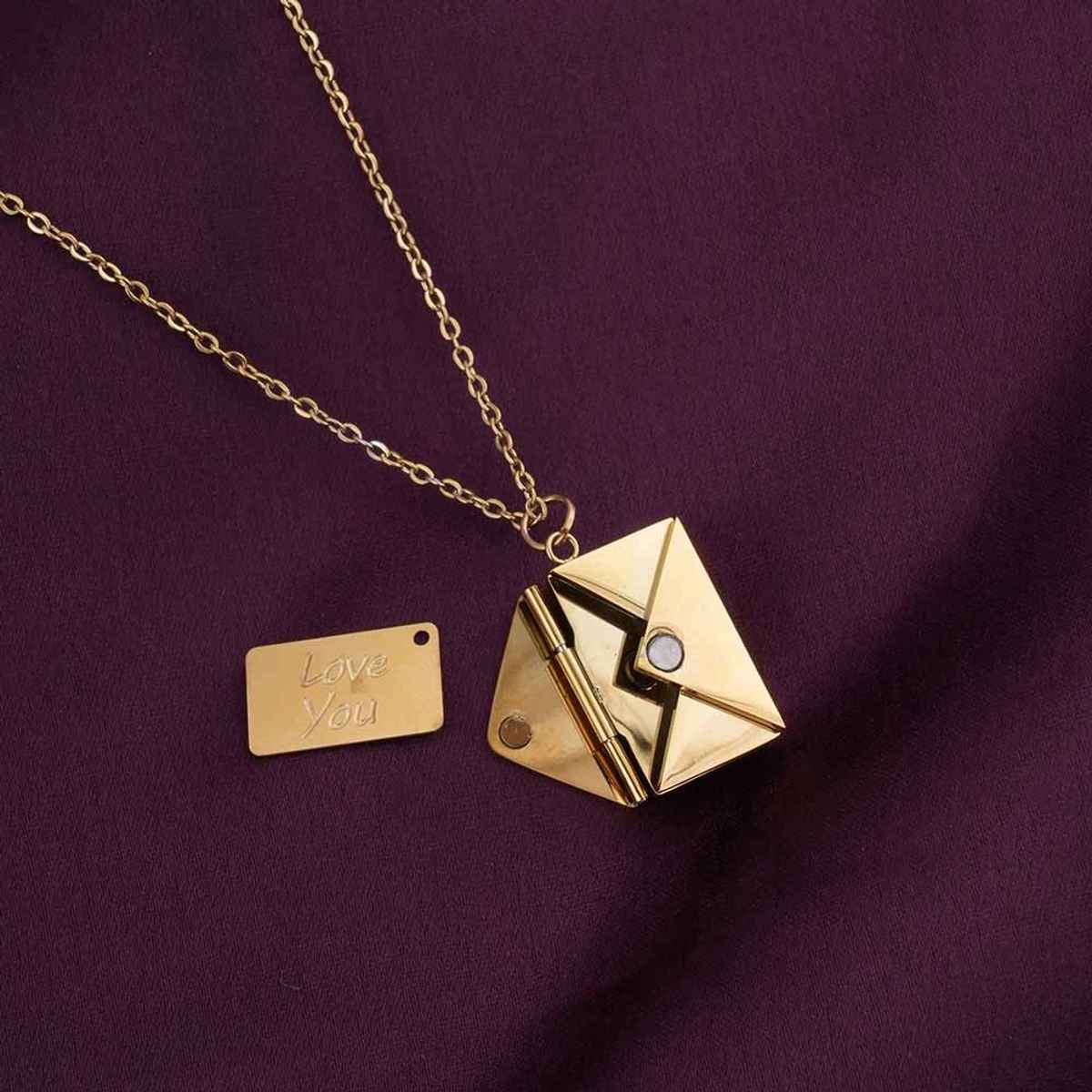 Palmonas Love Envelope Necklace