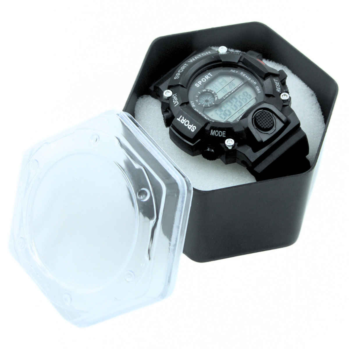 Se7en Boy's Plastic Digital Watch | Black