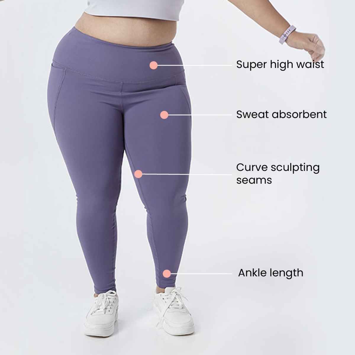 Blissclub Womens Ultimate Leggings Monica Mauve | S