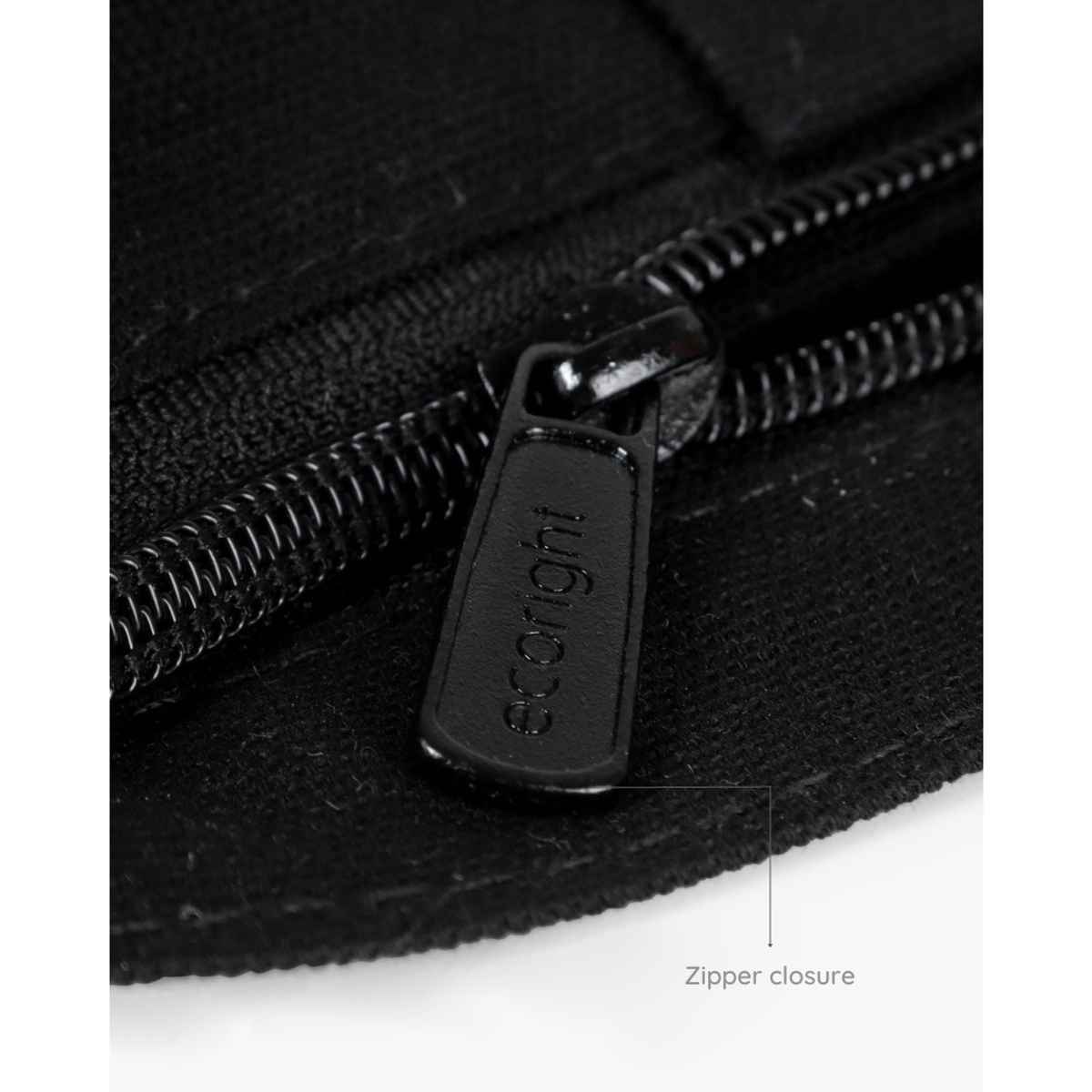 Ecoright Women's Cotton 10 L Shoulder Handle Tote Bag | Black - One Size