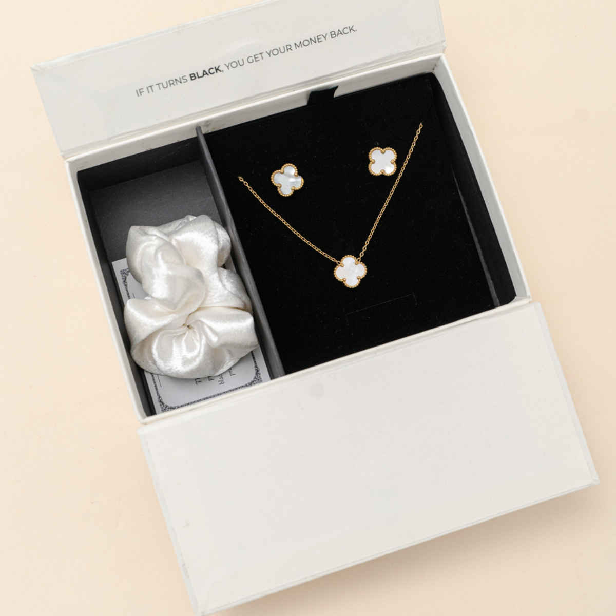 ZAISHA Clover Jewellery Gift Box | 18K Gold Plated | Rakhi Gifts