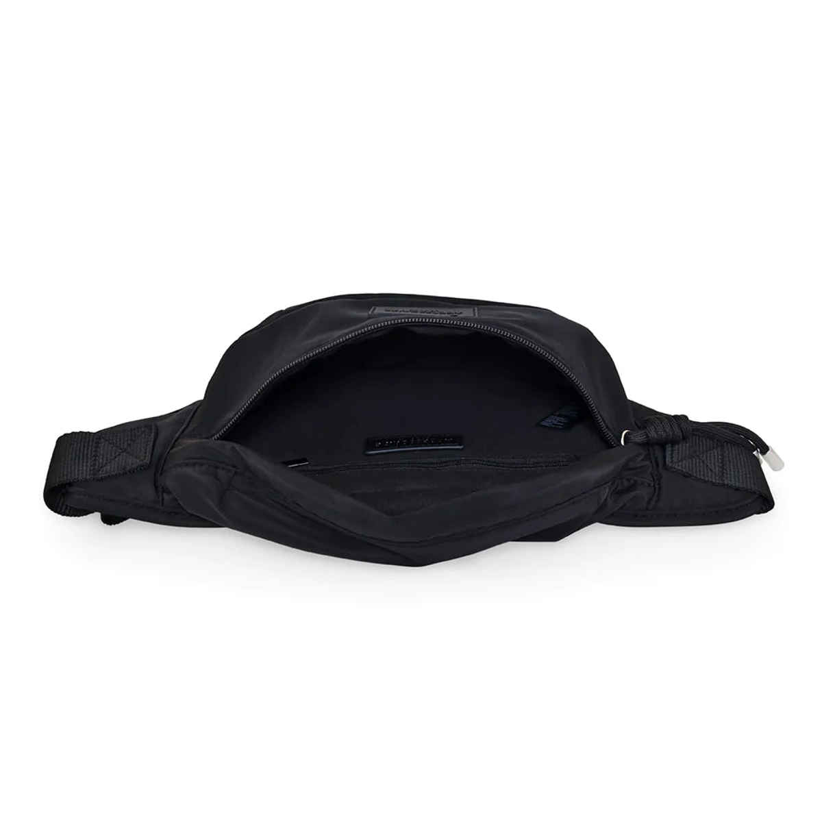 Accessorize London Women's Bum Bag In Recycled Nylon | Black