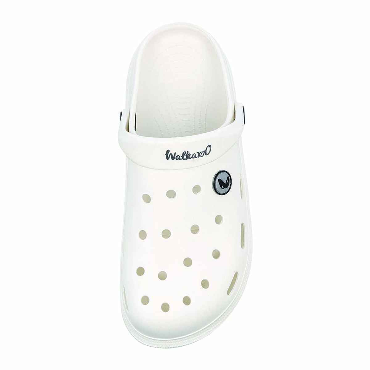 Walkaroo Men's Clogs - WC4843 White UK10
